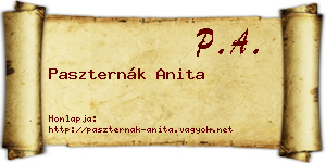 Paszternák Anita névjegykártya